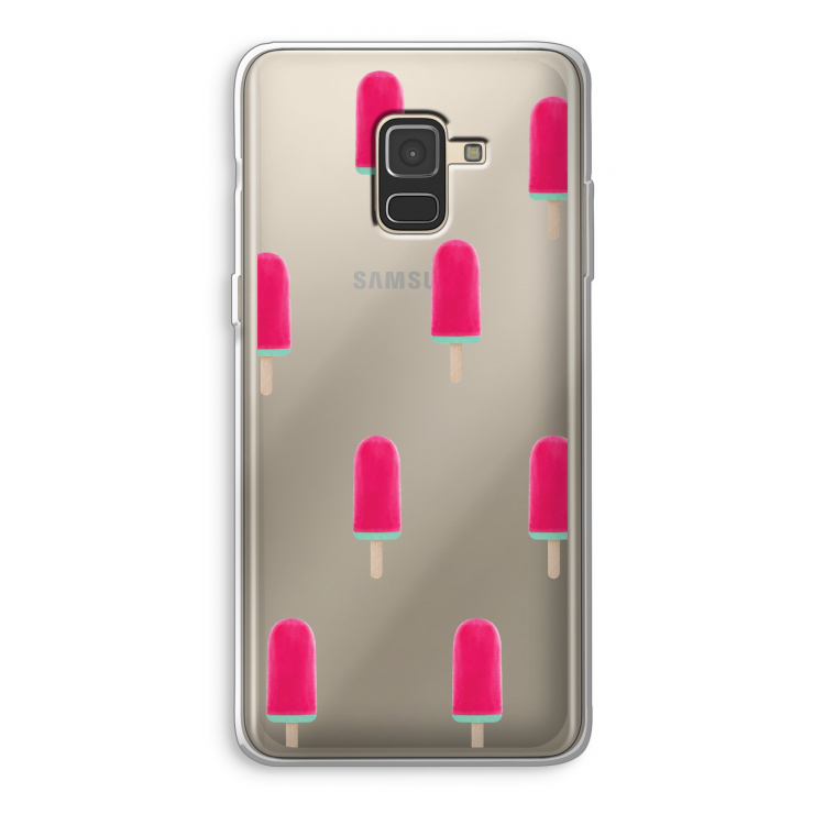Waterijsje: Samsung Galaxy A8 (2018) Transparant Hoesje