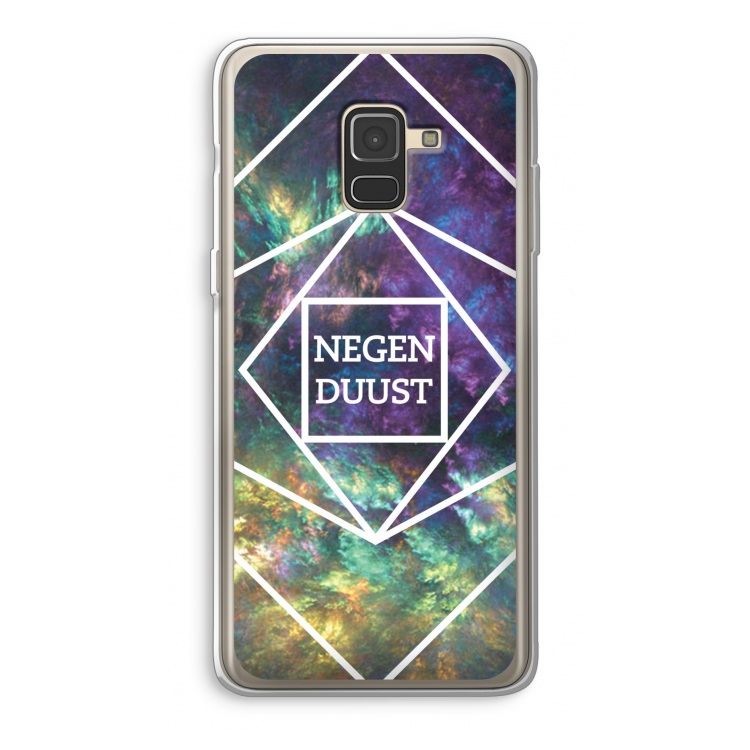 Negenduust ruimte: Samsung Galaxy A8 (2018) Transparant Hoesje