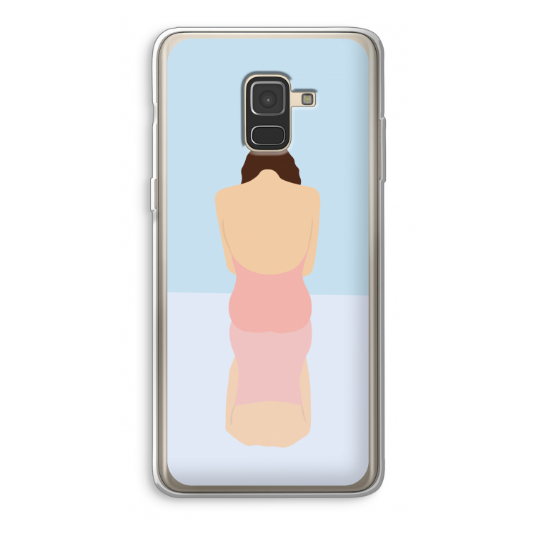 Mirror: Samsung Galaxy A8 (2018) Transparant Hoesje