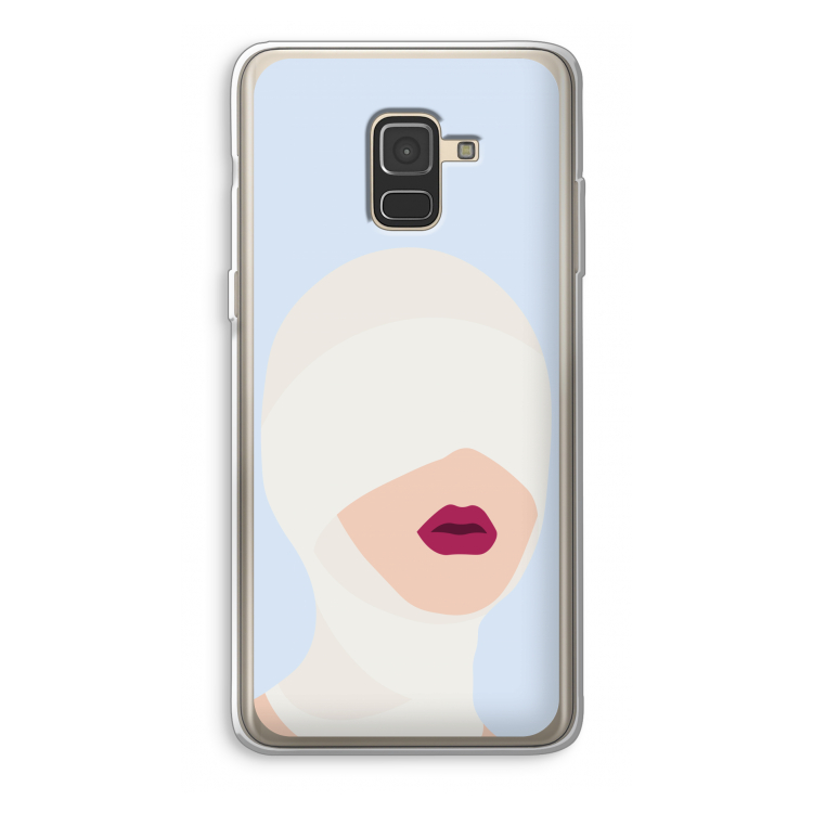 Incognito: Samsung Galaxy A8 (2018) Transparant Hoesje