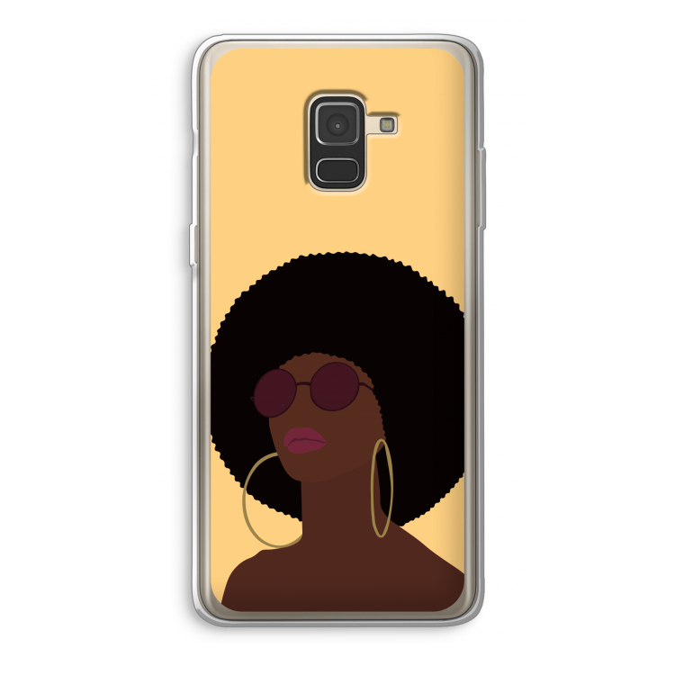 Golden hour: Samsung Galaxy A8 (2018) Transparant Hoesje