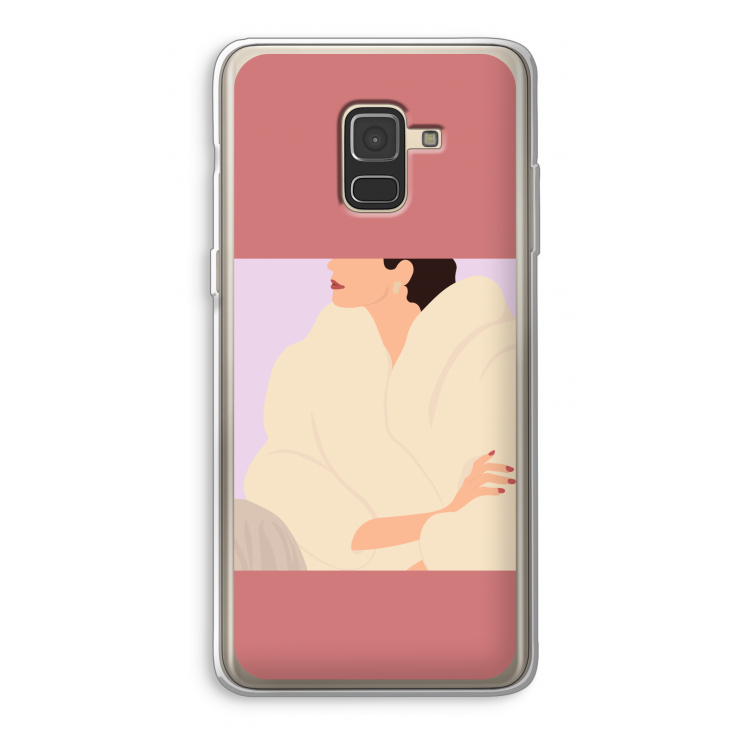 Cosy: Samsung Galaxy A8 (2018) Transparant Hoesje