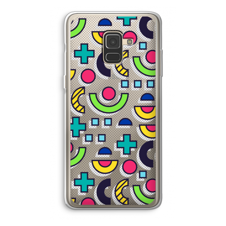 8-bit N°6: Samsung Galaxy A8 (2018) Transparant Hoesje