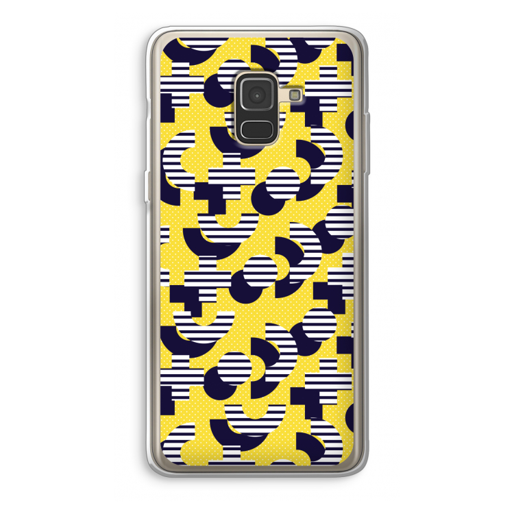 8-bit N°3: Samsung Galaxy A8 (2018) Transparant Hoesje