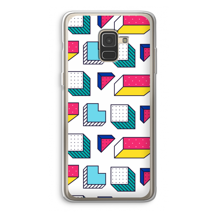 8-bit N°7: Samsung Galaxy A8 (2018) Transparant Hoesje