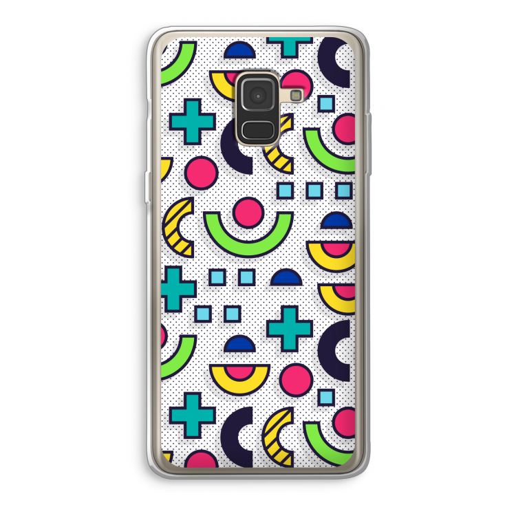 8-bit N°6: Samsung Galaxy A8 (2018) Transparant Hoesje