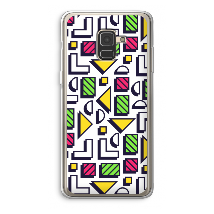 8-bit N°4: Samsung Galaxy A8 (2018) Transparant Hoesje
