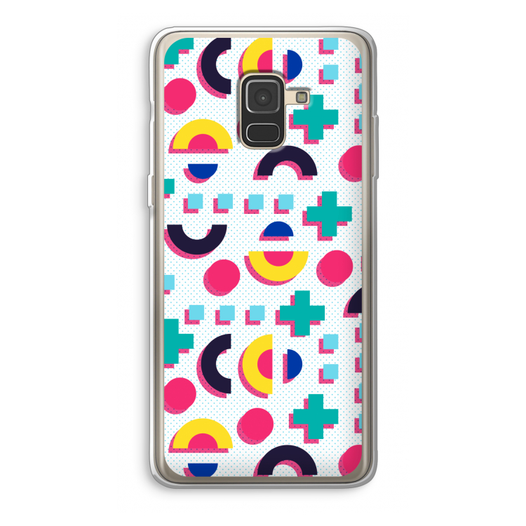 8-bit N°2: Samsung Galaxy A8 (2018) Transparant Hoesje