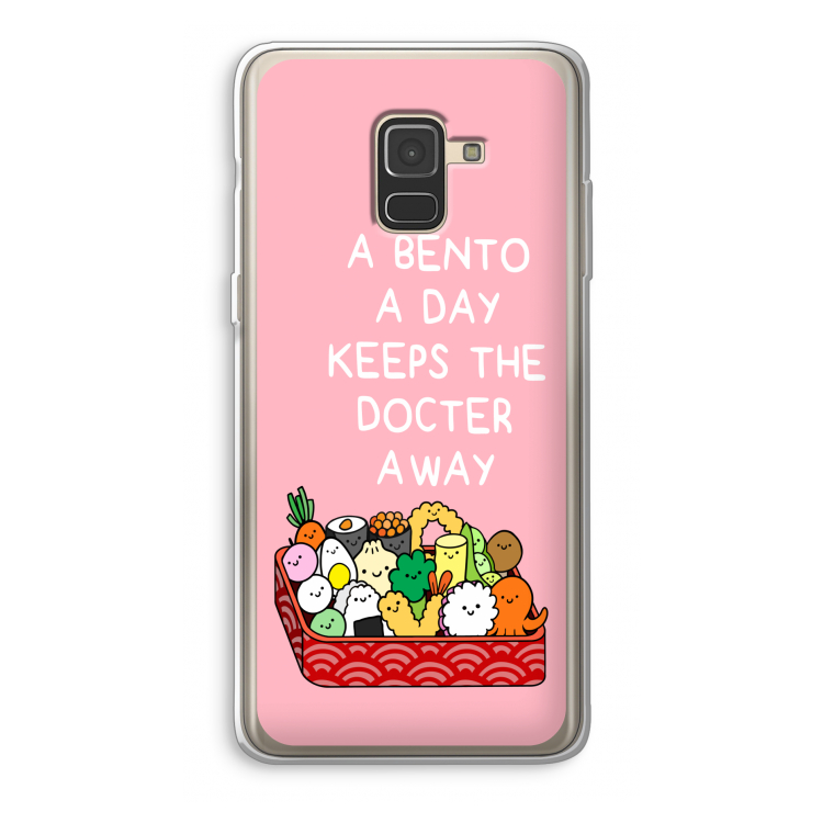 Bento a day: Samsung Galaxy A8 (2018) Transparant Hoesje