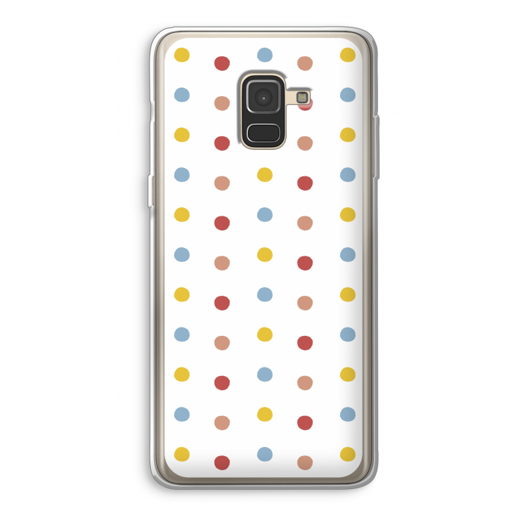 Bollen: Samsung Galaxy A8 (2018) Transparant Hoesje