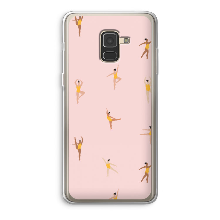 Dans #2: Samsung Galaxy A8 (2018) Transparant Hoesje