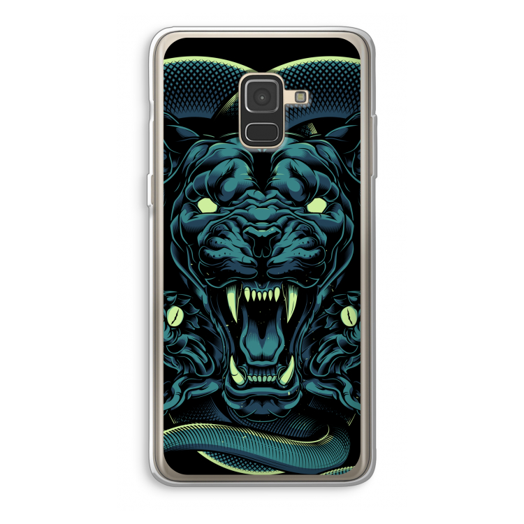Cougar and Vipers: Samsung Galaxy A8 (2018) Transparant Hoesje