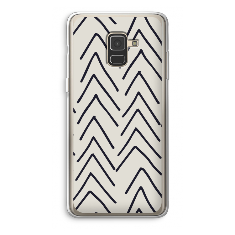 Marrakech Arrows: Samsung Galaxy A8 (2018) Transparant Hoesje