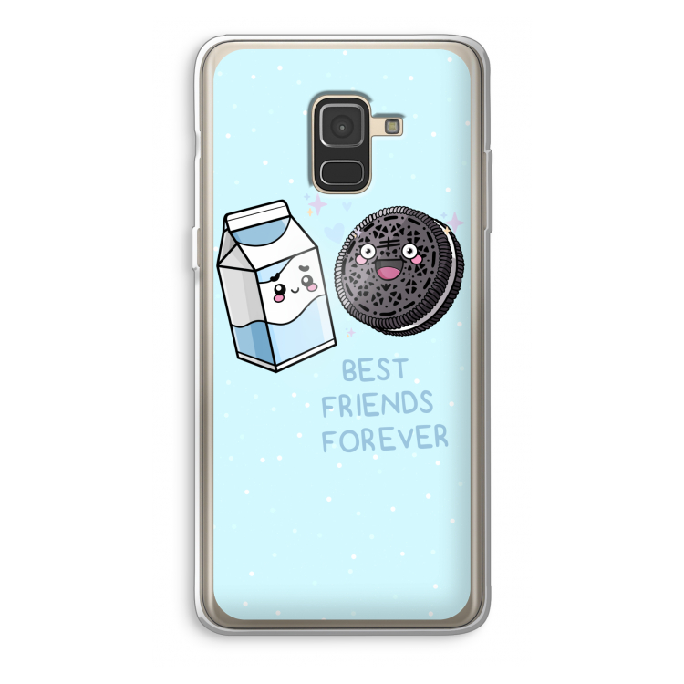Best Friend Forever: Samsung Galaxy A8 (2018) Transparant Hoesje