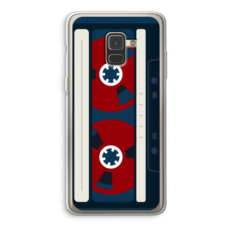 Here's your tape: Samsung Galaxy A8 (2018) Transparant Hoesje