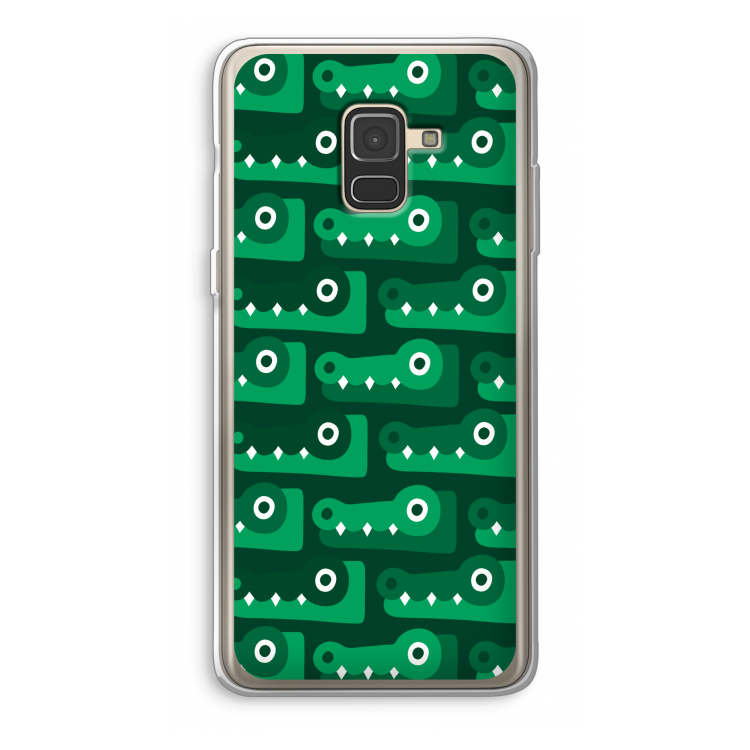 Crocs: Samsung Galaxy A8 (2018) Transparant Hoesje