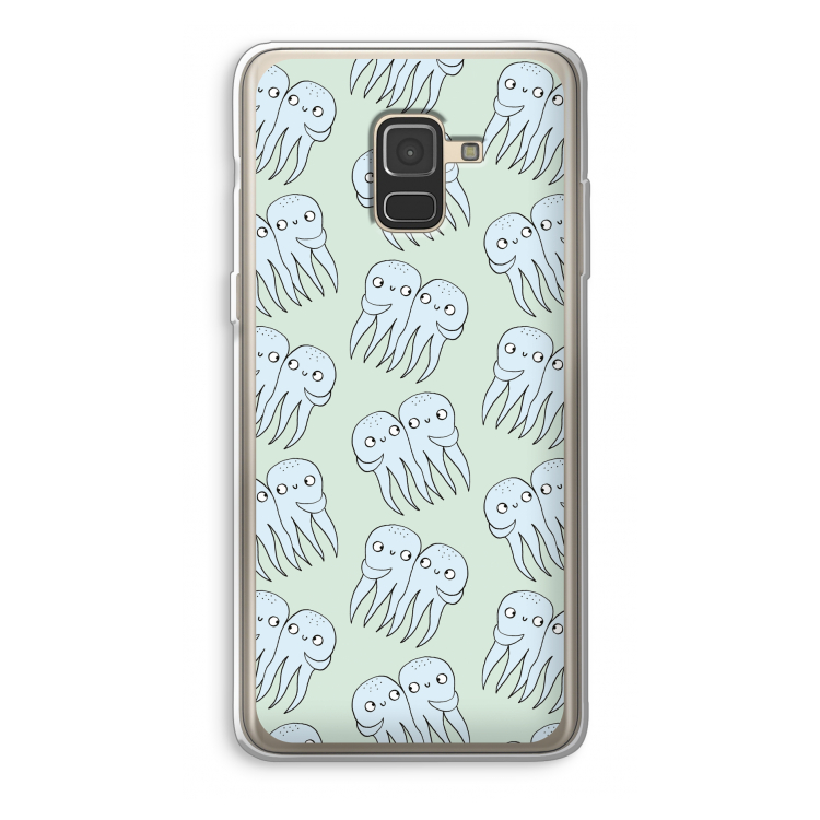 Octopussen: Samsung Galaxy A8 (2018) Transparant Hoesje