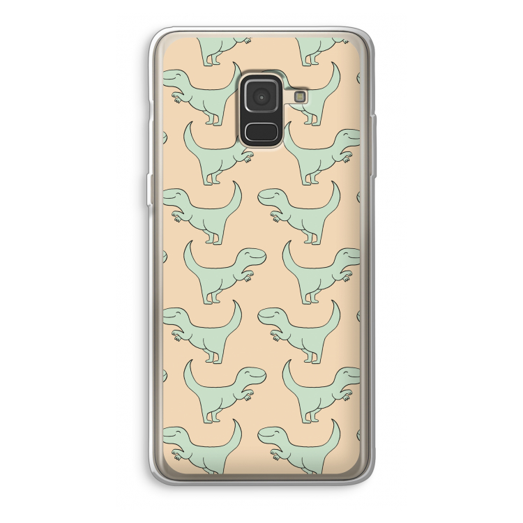 Dinos: Samsung Galaxy A8 (2018) Transparant Hoesje