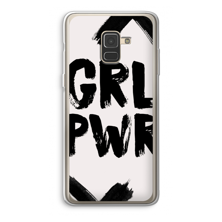 Girl Power #2: Samsung Galaxy A8 (2018) Transparant Hoesje