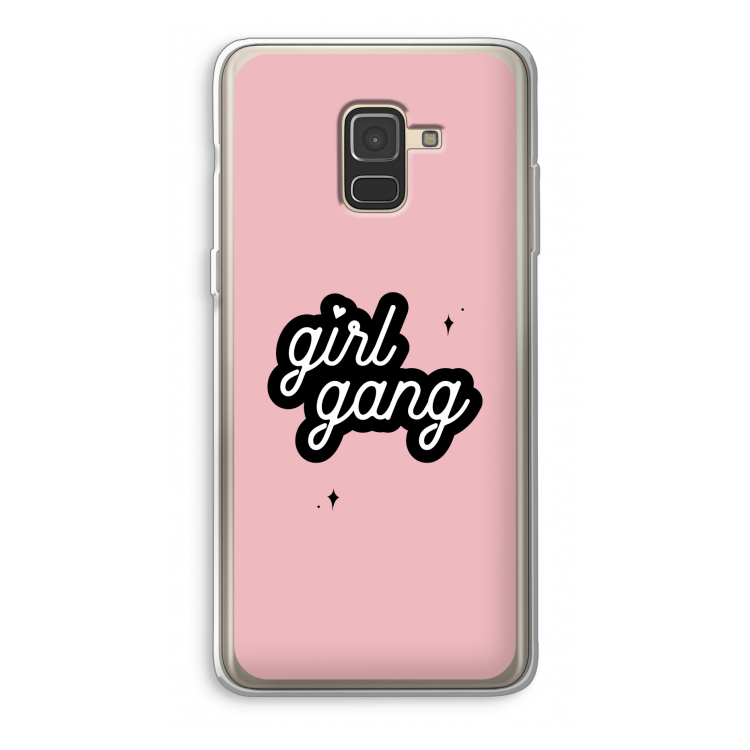 Girl Gang: Samsung Galaxy A8 (2018) Transparant Hoesje