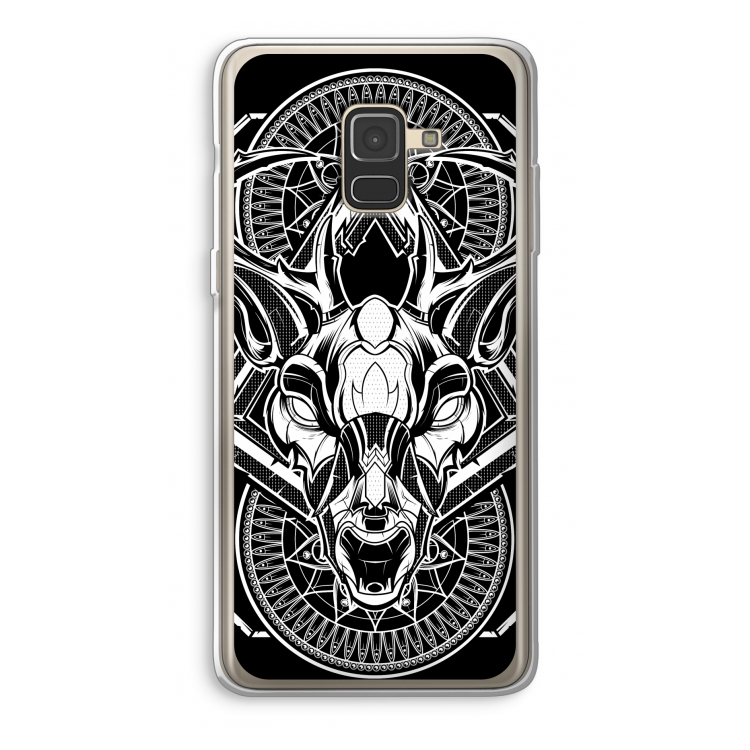 Oh Deer: Samsung Galaxy A8 (2018) Transparant Hoesje