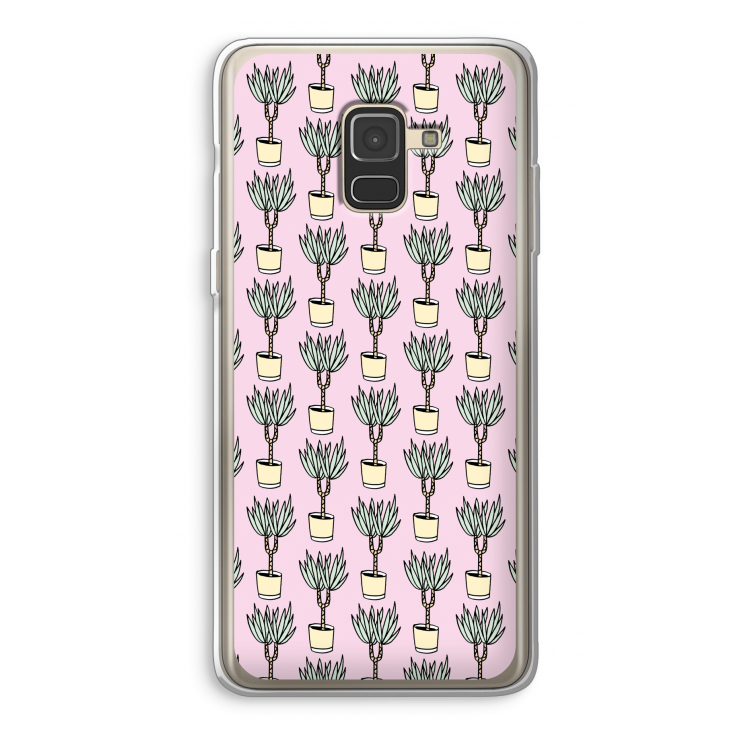 Boompje: Samsung Galaxy A8 (2018) Transparant Hoesje