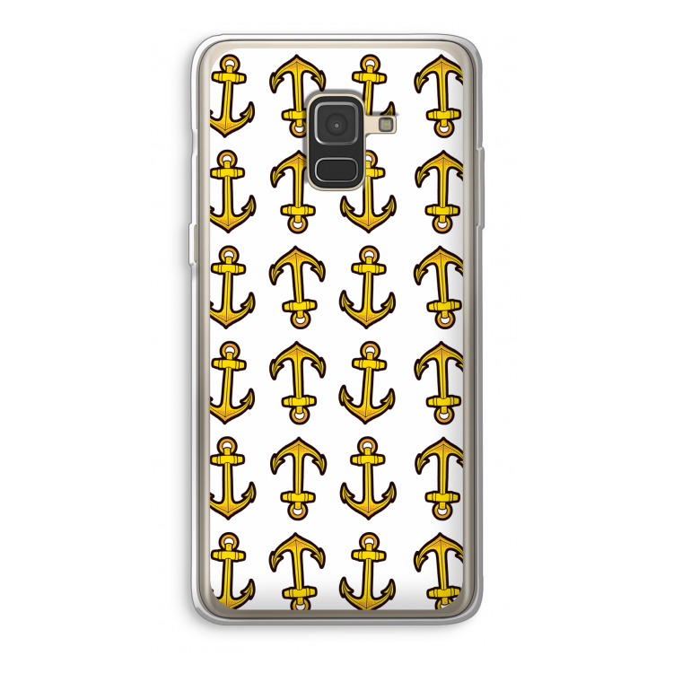 Musketon Anchor: Samsung Galaxy A8 (2018) Transparant Hoesje