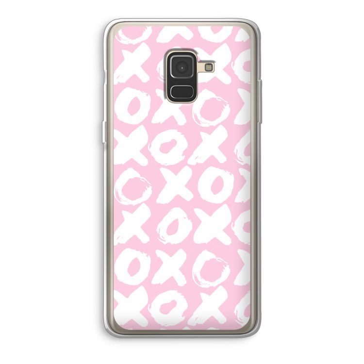 XOXO: Samsung Galaxy A8 (2018) Transparant Hoesje