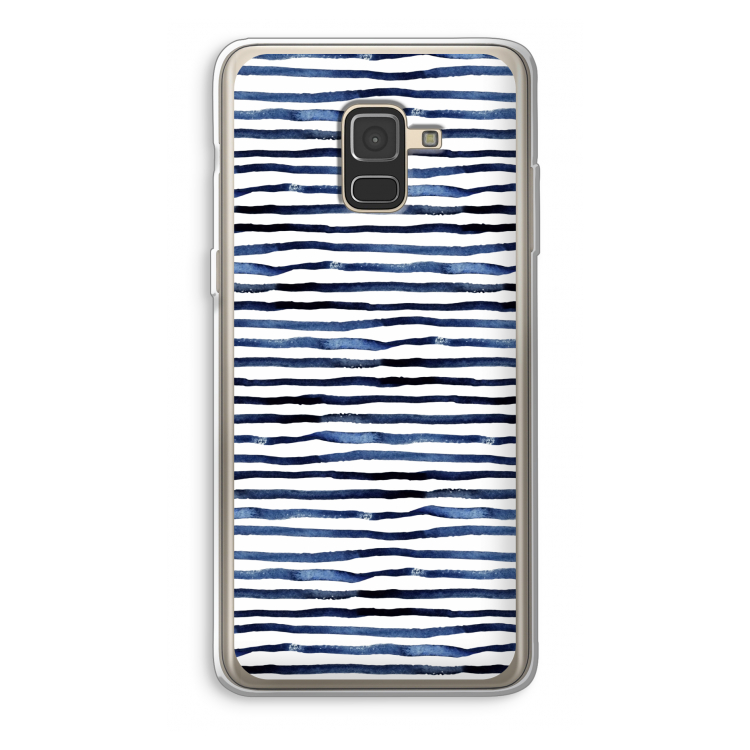 Verrassende lijnen: Samsung Galaxy A8 (2018) Transparant Hoesje