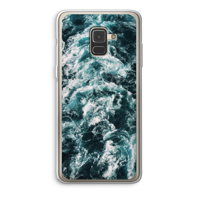 Zee golf: Samsung Galaxy A8 (2018) Transparant Hoesje