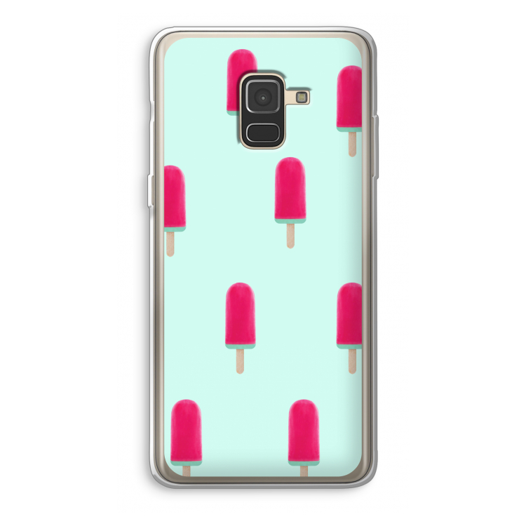 Waterijsje: Samsung Galaxy A8 (2018) Transparant Hoesje