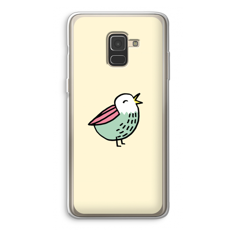 Birdy: Samsung Galaxy A8 (2018) Transparant Hoesje