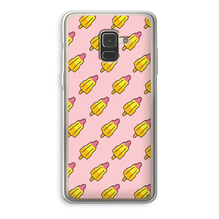 Waterijsjes: Samsung Galaxy A8 (2018) Transparant Hoesje