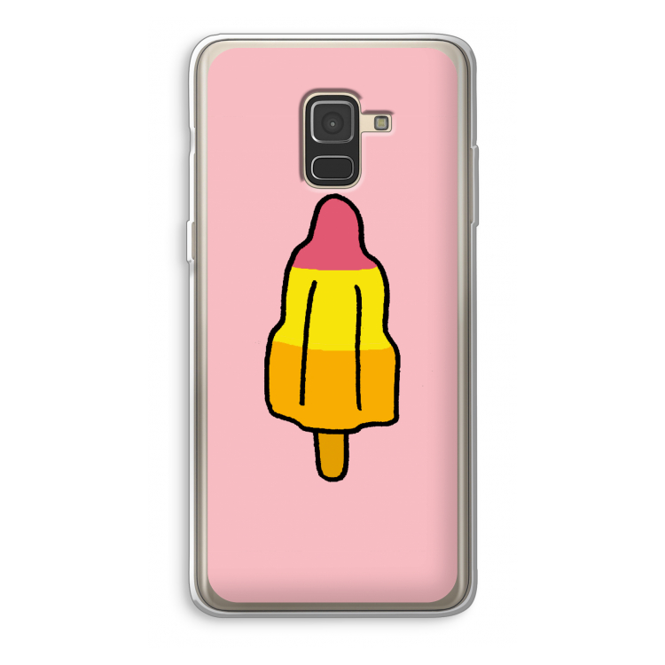 Raketijsje: Samsung Galaxy A8 (2018) Transparant Hoesje