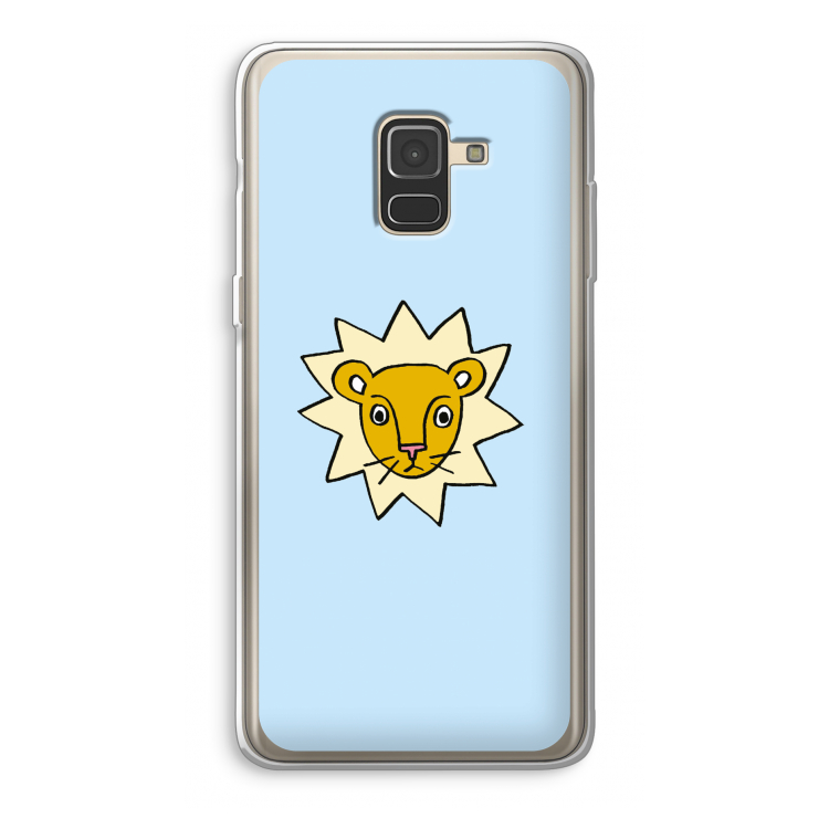 Kleine leeuw: Samsung Galaxy A8 (2018) Transparant Hoesje