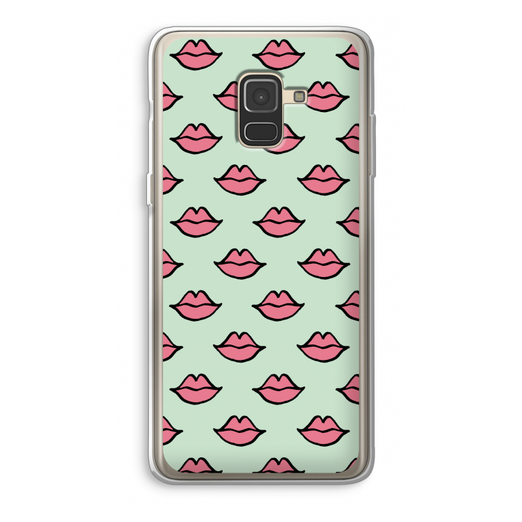 Lipjes: Samsung Galaxy A8 (2018) Transparant Hoesje
