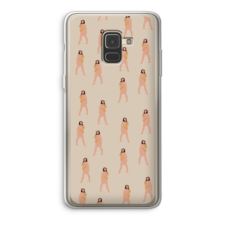 You're so golden: Samsung Galaxy A8 (2018) Transparant Hoesje