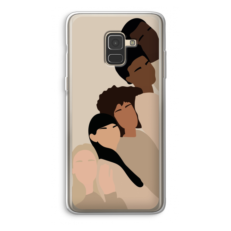 Sweet creatures: Samsung Galaxy A8 (2018) Transparant Hoesje