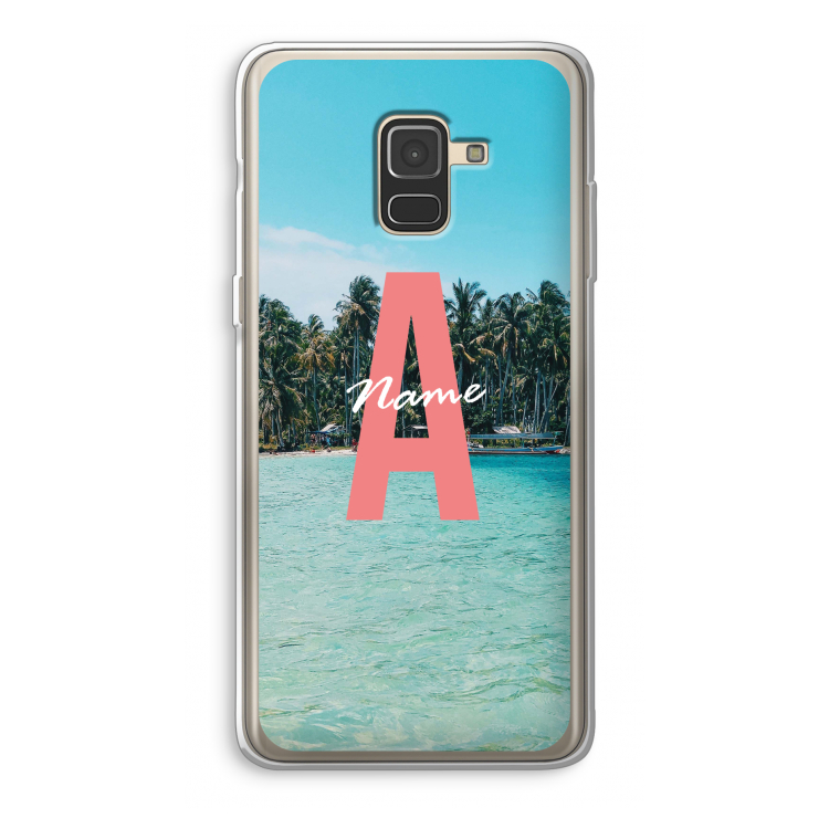 Pacific Dream: Samsung Galaxy A8 (2018) Transparant Hoesje