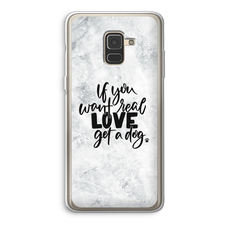 Partner in crime: Samsung Galaxy A8 (2018) Transparant Hoesje