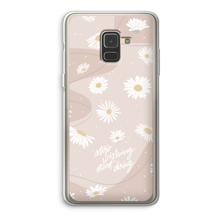 Daydreaming becomes reality: Samsung Galaxy A8 (2018) Transparant Hoesje