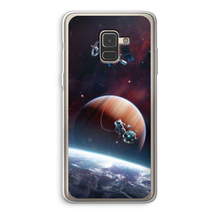 Examiner: Samsung Galaxy A8 (2018) Transparant Hoesje