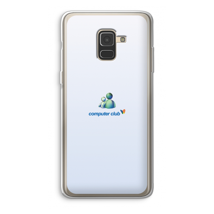 MSN: Samsung Galaxy A8 (2018) Transparant Hoesje