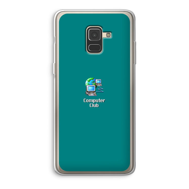 Win98: Samsung Galaxy A8 (2018) Transparant Hoesje
