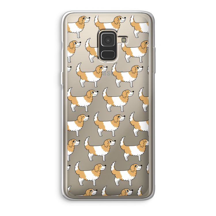 Doggy: Samsung Galaxy A8 (2018) Transparant Hoesje