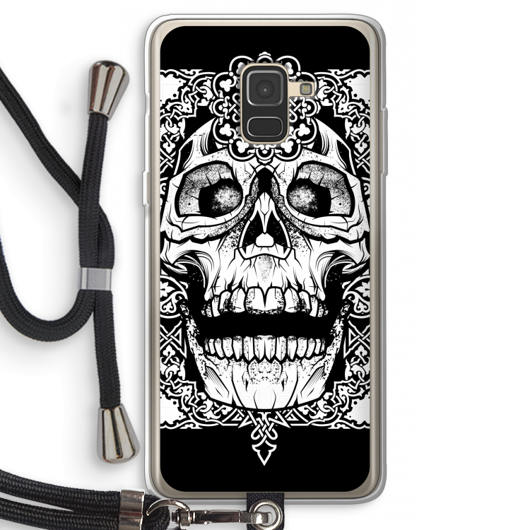 Seek & Destroy: Samsung Galaxy A8 (2018) Transparant Hoesje met koord