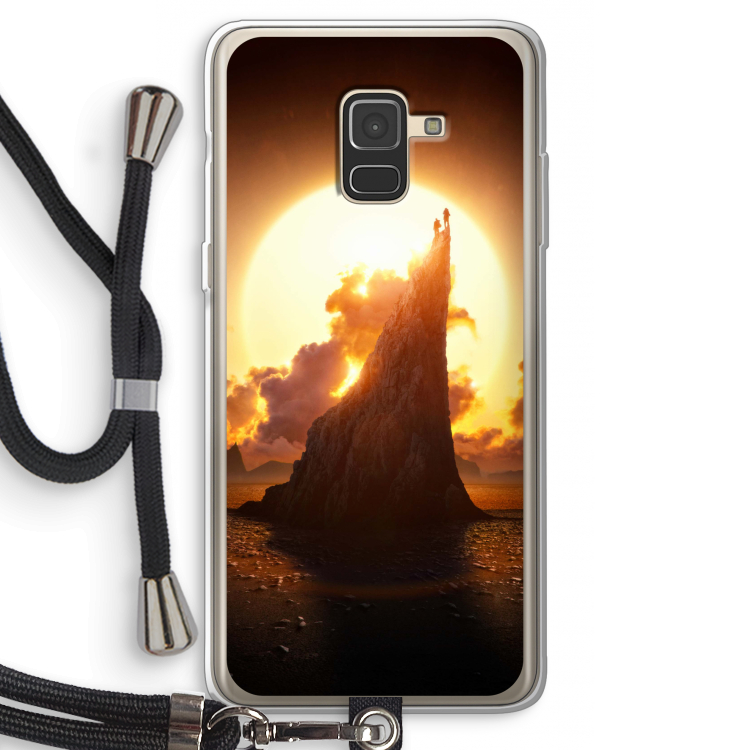 Children of the Sun: Samsung Galaxy A8 (2018) Transparant Hoesje met koord