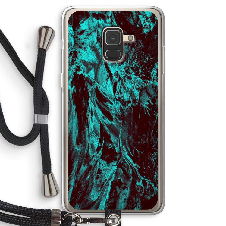 Ice Age: Samsung Galaxy A8 (2018) Transparant Hoesje met koord