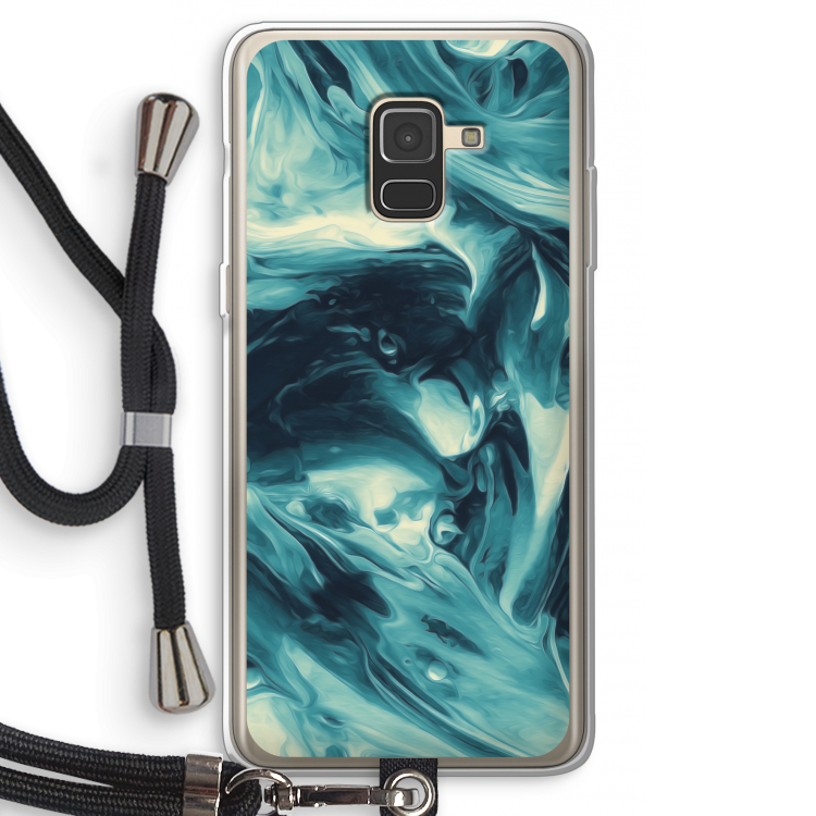 Dreaming About Whales: Samsung Galaxy A8 (2018) Transparant Hoesje met koord