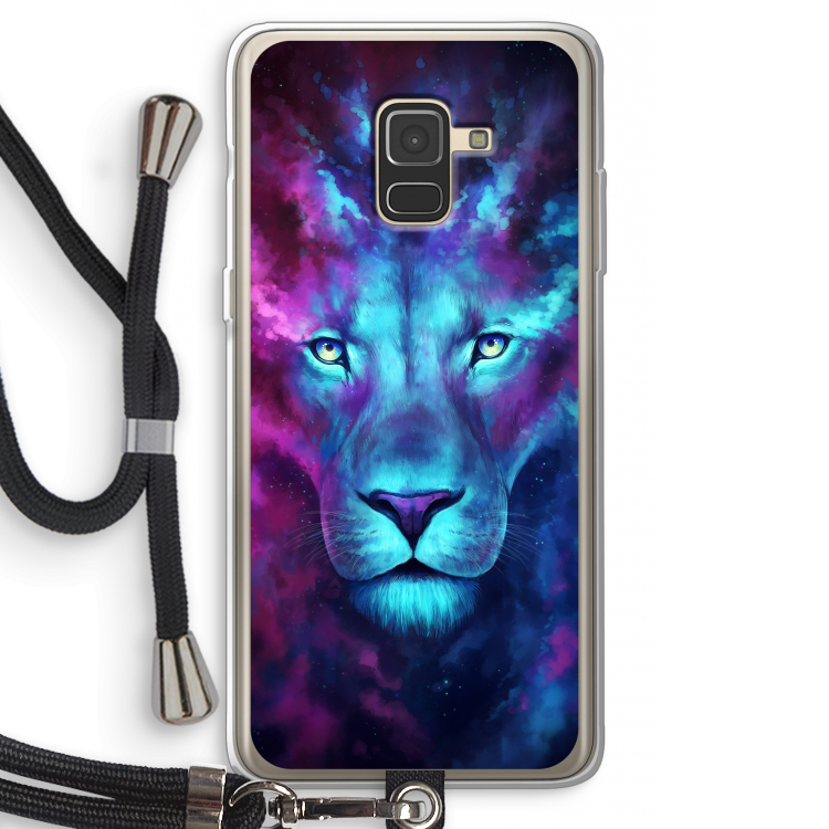 Firstborn: Samsung Galaxy A8 (2018) Transparant Hoesje met koord
